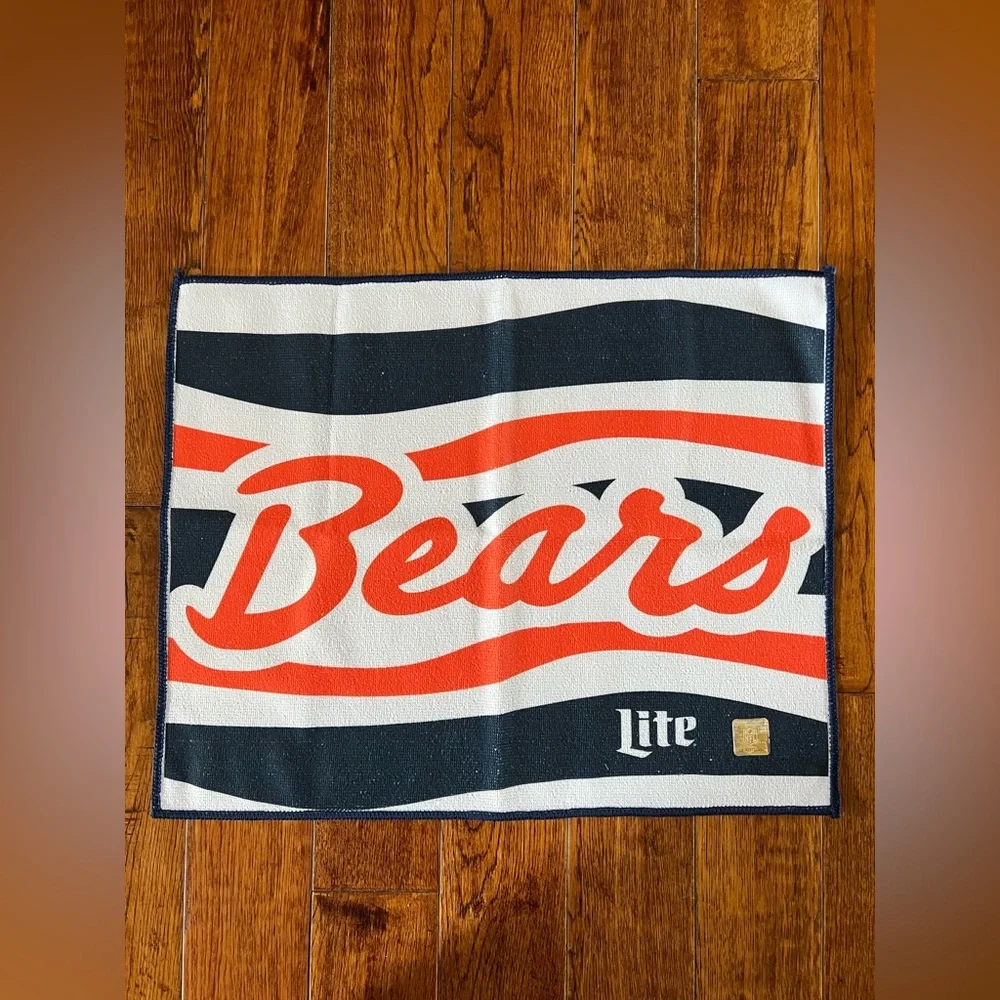 Chicago Bears Football Miller Lite Rally Towels Set of Two (2)